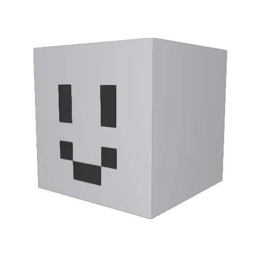 ClockLovesMe Minecraft avatar head, 3D render