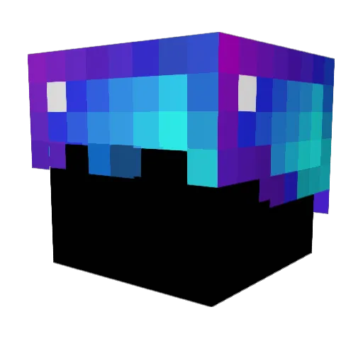 ClockworkOrangez Minecraft avatar head, 3D render