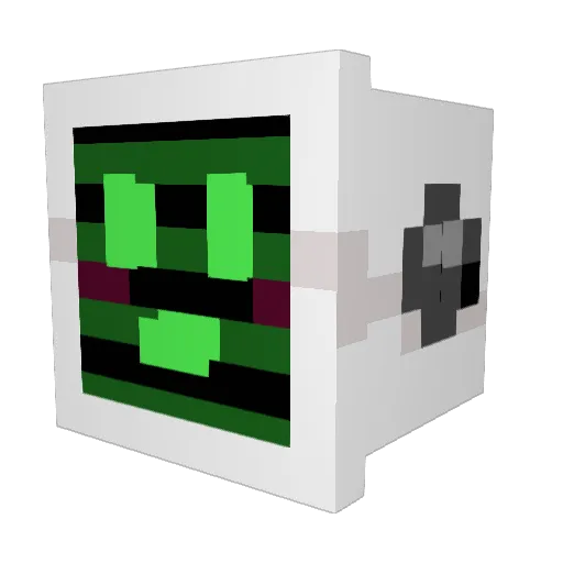 Clockwork_Titan Minecraft avatar head, 3D render