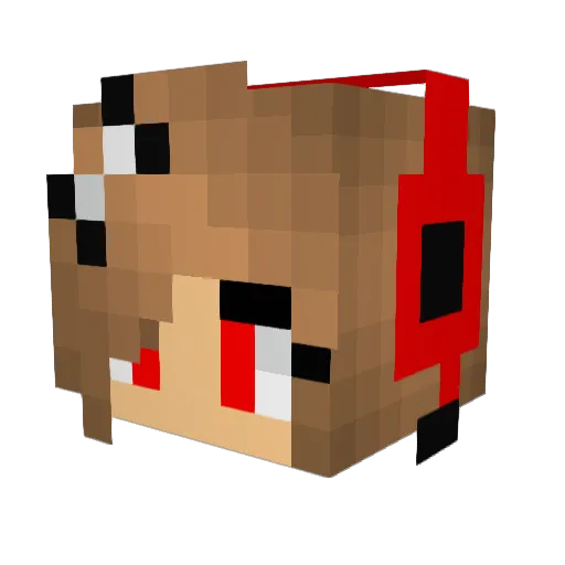 Cloclo26 Minecraft avatar head, 3D render