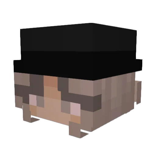 Cloe_0508 Minecraft avatar head, 3D render