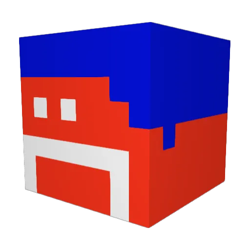 Clone110 Minecraft avatar head, 3D render