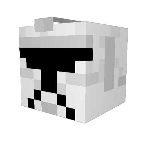 Clone1126 Minecraft avatar head, 3D render