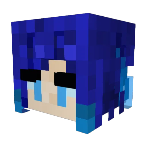 CloneCaptainB1 Minecraft avatar head, 3D render