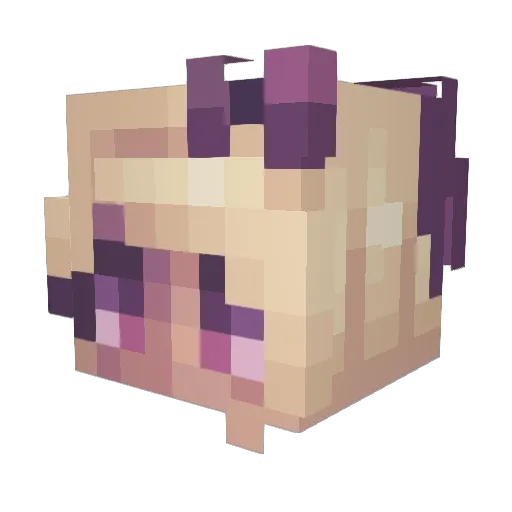 Clones13 Minecraft avatar head, 3D render