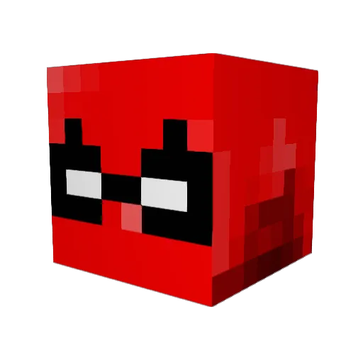 Clones717 Minecraft avatar head, 3D render
