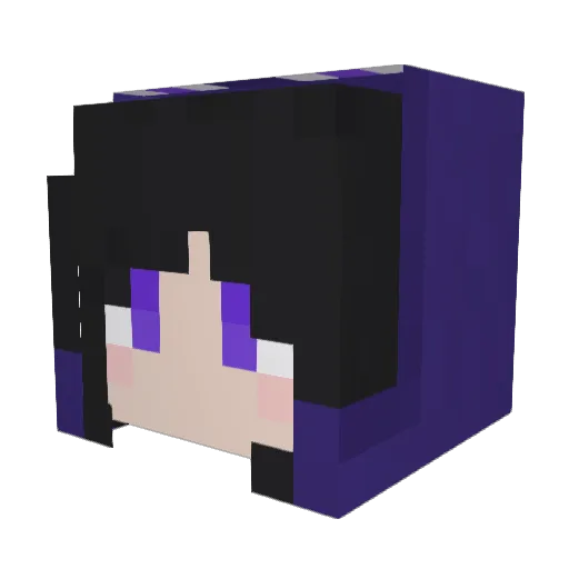 Clontast Minecraft avatar head, 3D render