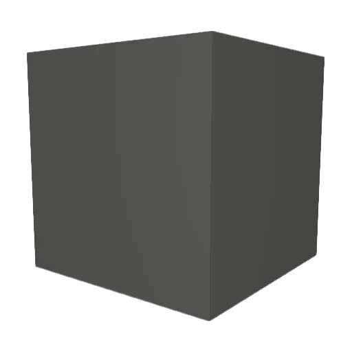 CloowW Minecraft avatar head, 3D render
