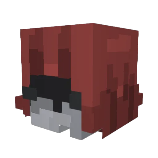 Clophas Minecraft avatar head, 3D render