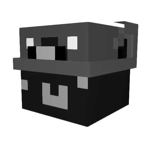 Clorot0 Minecraft avatar head, 3D render