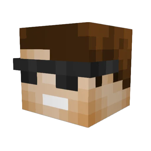 Clorox_Sponsor Minecraft avatar head, 3D render