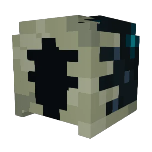 CloselyDistant Minecraft avatar head, 3D render