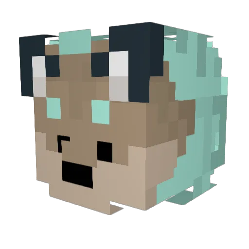 ClosetVoid Minecraft avatar head, 3D render