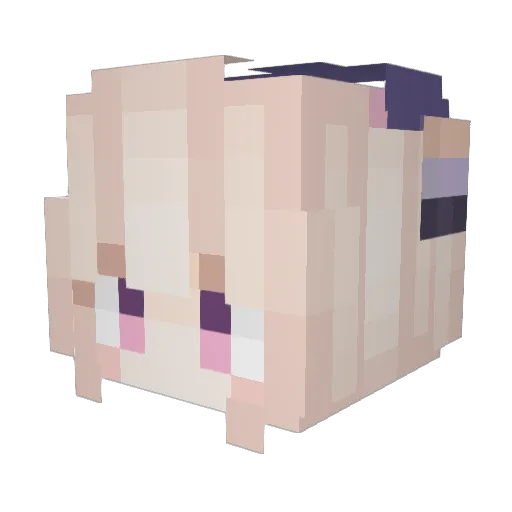 Closing_Songs Minecraft avatar head, 3D render