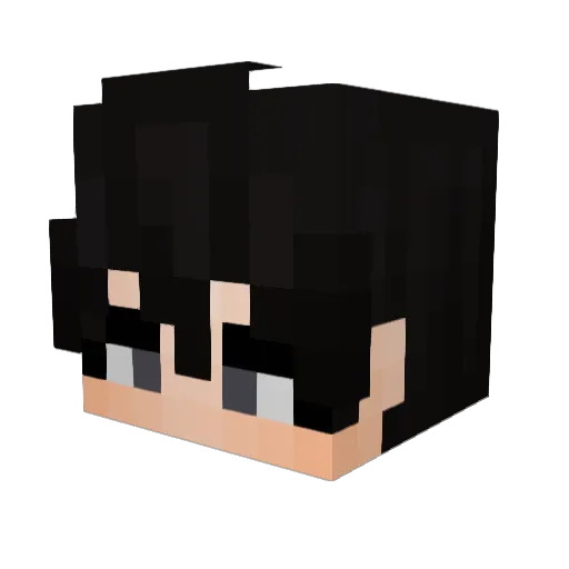 Clotsy Minecraft avatar head, 3D render