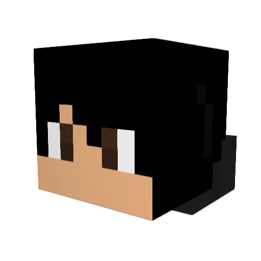 Cloud9812 Minecraft avatar head, 3D render