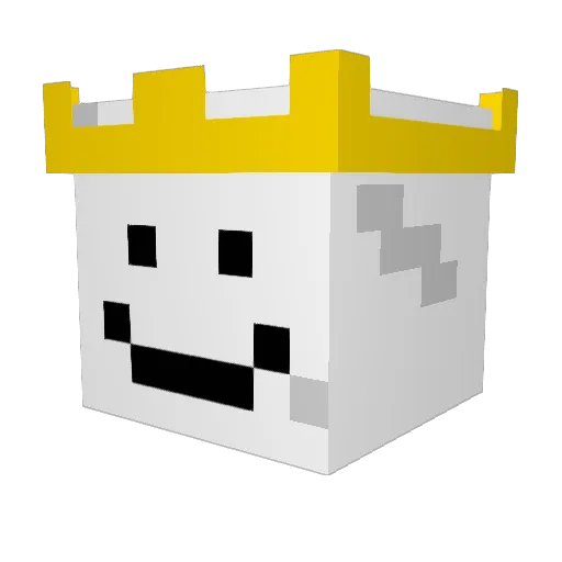 Cloud9MC Minecraft avatar head, 3D render
