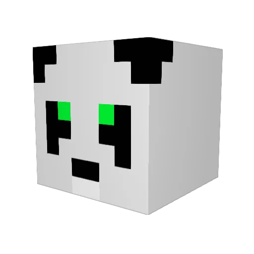 CloudLuke Minecraft avatar head, 3D render