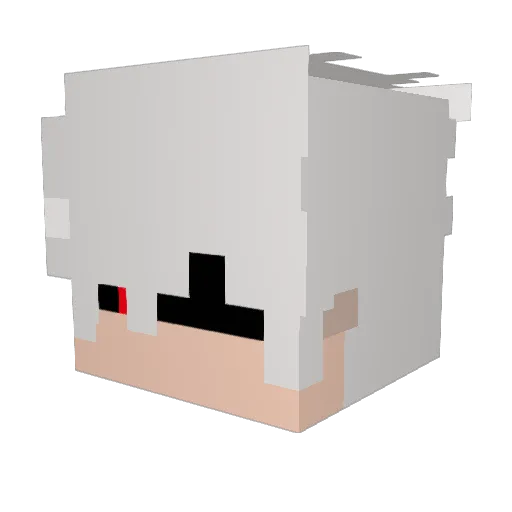 CloudPix Minecraft avatar head, 3D render