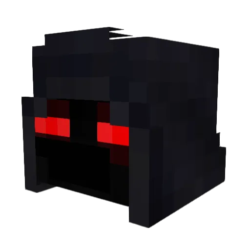 CloudTora Minecraft avatar head, 3D render
