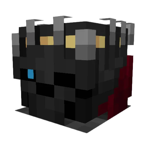 CloudYr88 Minecraft avatar head, 3D render