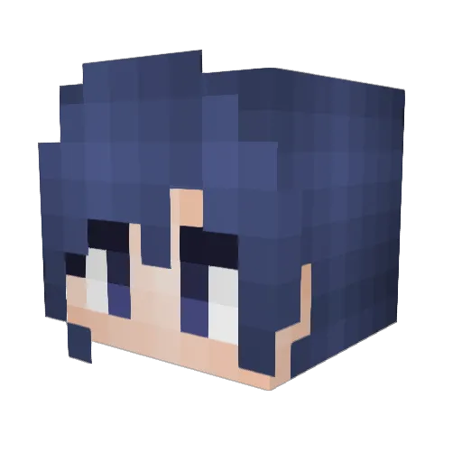Cloud_Dream Minecraft avatar head, 3D render