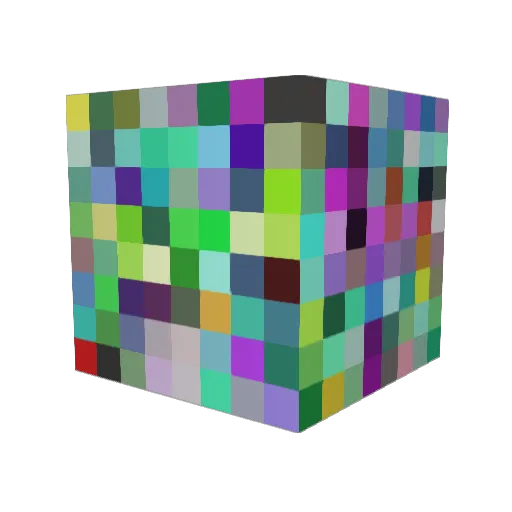 Cloud_oof0 Minecraft avatar head, 3D render