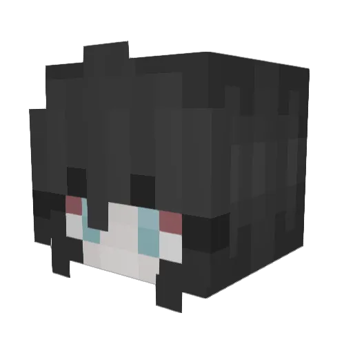 Cloudberry1 Minecraft avatar head, 3D render