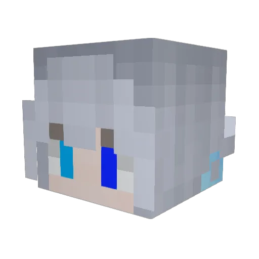 Cloudcloud_123 Minecraft avatar head, 3D render