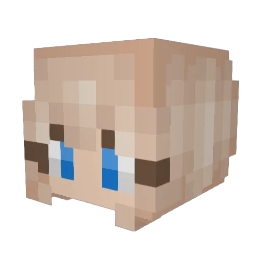 Clouddi3975 Minecraft avatar head, 3D render