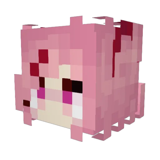 Cloudempire Minecraft avatar head, 3D render