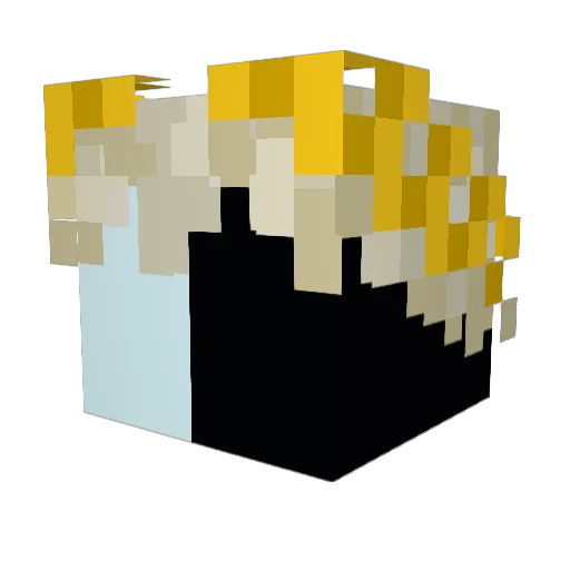 Cloudifier Minecraft avatar head, 3D render
