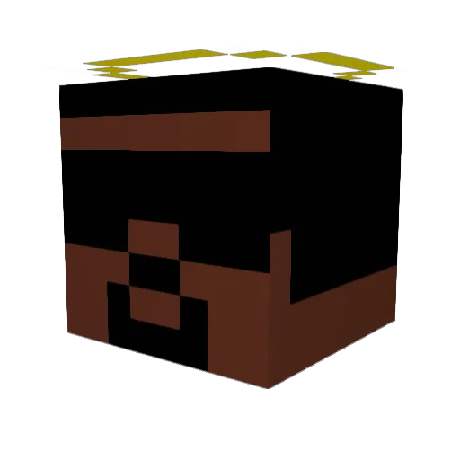 Cloudinger Minecraft avatar head, 3D render