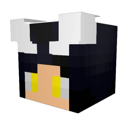 Cloudiopolis01 Minecraft avatar head, 3D render