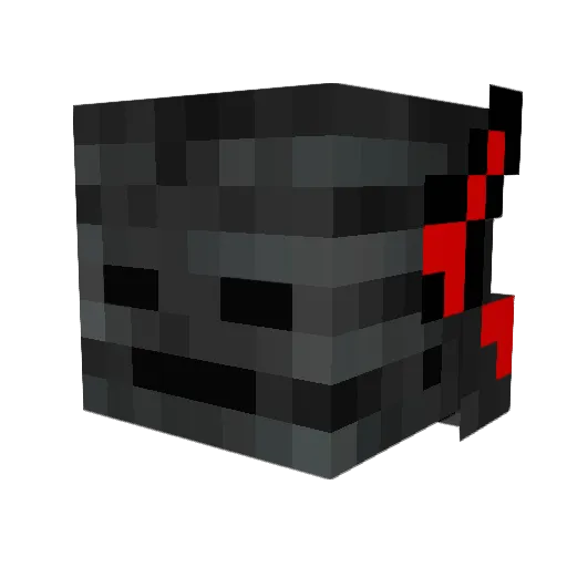 Cloudpainter Minecraft avatar head, 3D render
