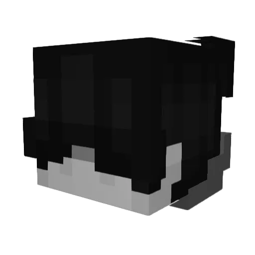 Cloudswrld Minecraft avatar head, 3D render