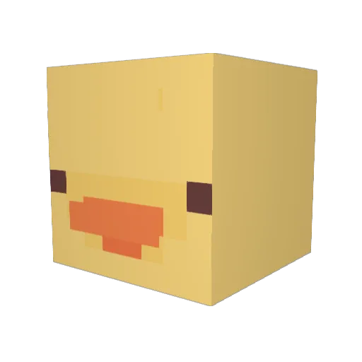 Cloudtaco Minecraft avatar head, 3D render