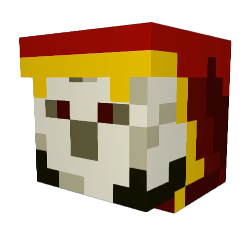 Cloudthorne Minecraft avatar head, 3D render