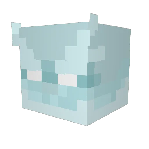 Clouduyz Minecraft avatar head, 3D render