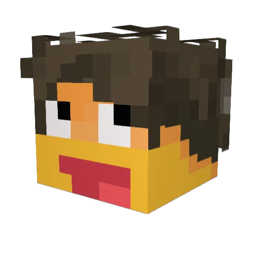 CloudyStar_sb Minecraft avatar head, 3D render