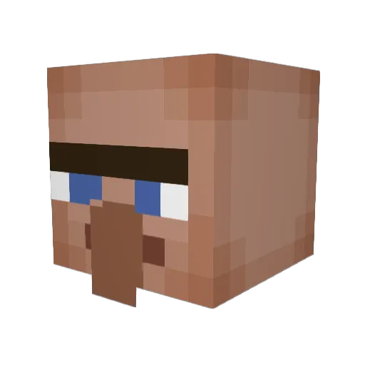Cloudy_Cherry33 Minecraft avatar head, 3D render