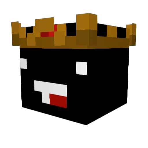 Cloudz03 Minecraft avatar head, 3D render
