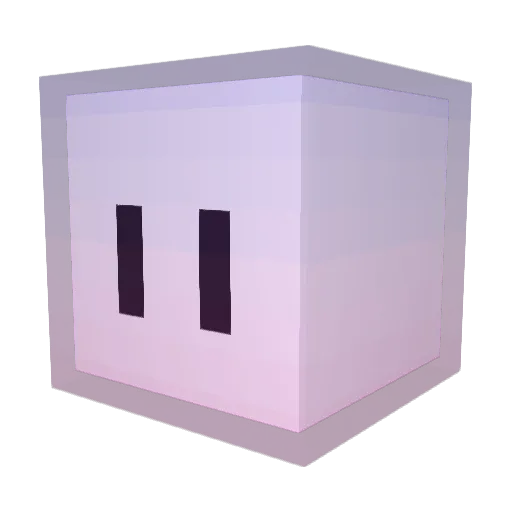 Clounox Minecraft avatar head, 3D render