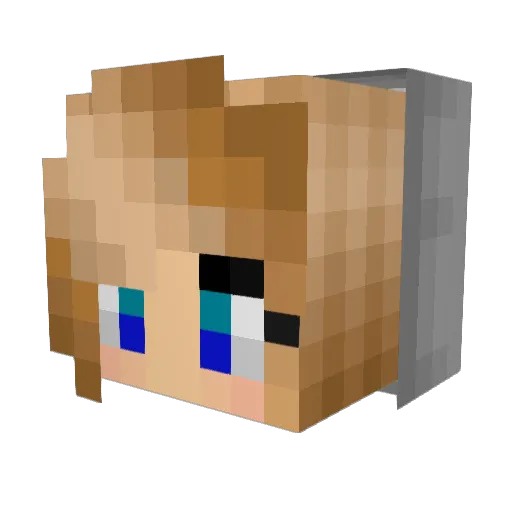 Clous_Ciw Minecraft avatar head, 3D render