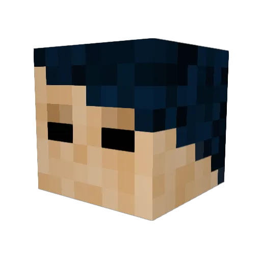 CloutAttainer54 Minecraft avatar head, 3D render