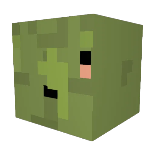 CloutMydia____ Minecraft avatar head, 3D render