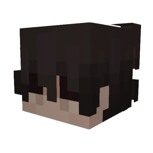 Clover657_ Minecraft avatar head, 3D render