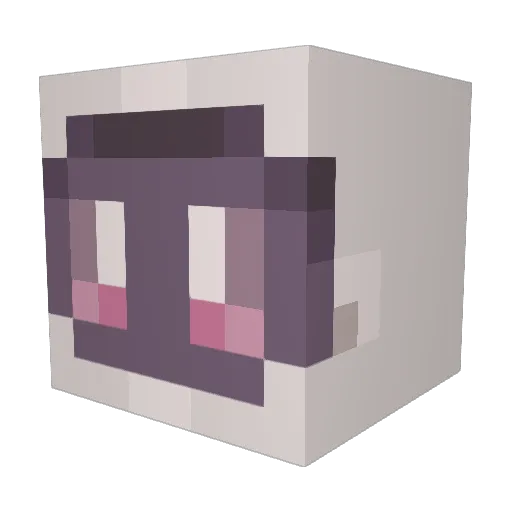 CloverBlight Minecraft avatar head, 3D render
