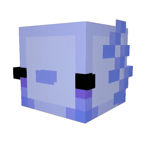 CloverLeafJay Minecraft avatar head, 3D render
