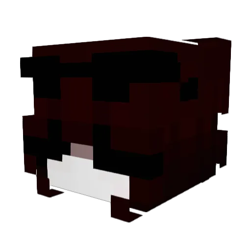 Clover_Potato Minecraft avatar head, 3D render